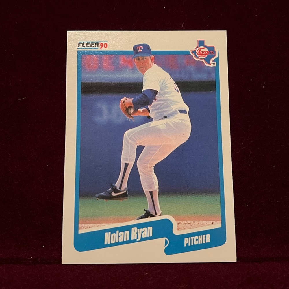 1990 Fleer Nolan Ryan Baseball Card